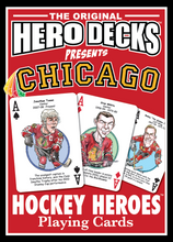 Load image into Gallery viewer, Chicago Hockey Heroes Playing Cards for Blackhawks Fans