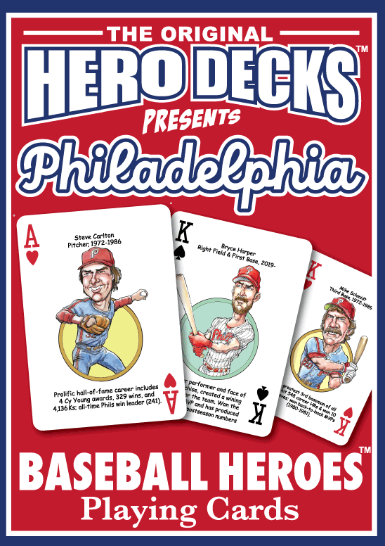 Philadelphia Baseball Heroes Playing Cards for Phillies Fans - 4th Philadelphia Baseball Heroes Playing Cards for Phillies Fans - 4th