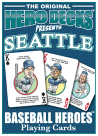Seattle Baseball Heroes Playing Cards for Mariners Fans