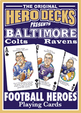 Load image into Gallery viewer, Baltimore Football Heroes Playing Cards for Ravens & Colts Fans