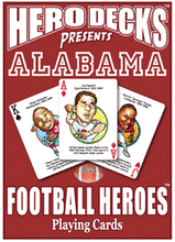Load image into Gallery viewer, Alabama Football Heroes Playing Cards for Roll Tide Fans
