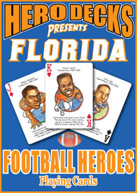 Florida Football Heroes Playing Cards for Gators Fans