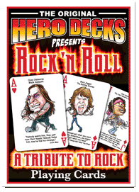 Rock n Roll Heroes Playing Cards