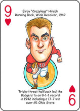 Load image into Gallery viewer, Wisconsin Football & Basketball Heroes Playing Cards for Badgers Fans