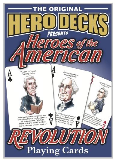 Heroes of the American Revolution Playing Cards for We the People