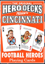 Load image into Gallery viewer, Cincinnati Football Heroes - Playing Cards for Bengals Fans (3rd Edition)
