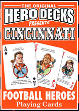 Load image into Gallery viewer, Cincinnati Football Heroes - Playing Cards for Bengals Fans (3rd Edition)