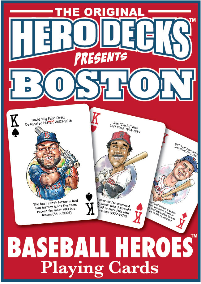 Boston Baseball Heroes Playing Cards for Red Sox Fans (16th Edition)