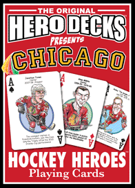 Chicago Hockey Heroes Playing Cards for Blackhawks Fans
