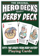 Load image into Gallery viewer, Derby Heroes Playing Cards for Horse Racing Fans
