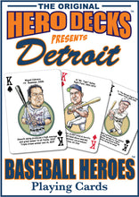 Load image into Gallery viewer, Detroit Baseball Heroes - Playing Cards for Tigers Fans
