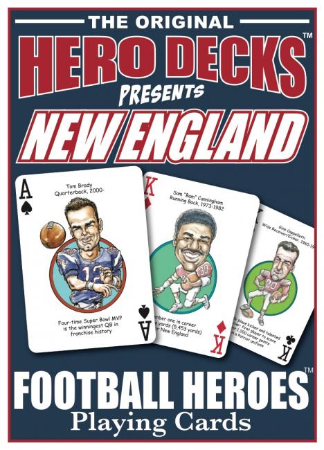 New England Football Heroes - Playing Cards for Patriots Fans