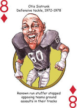 Load image into Gallery viewer, Raider Football Heroes Playing Cards for Raiders Fans