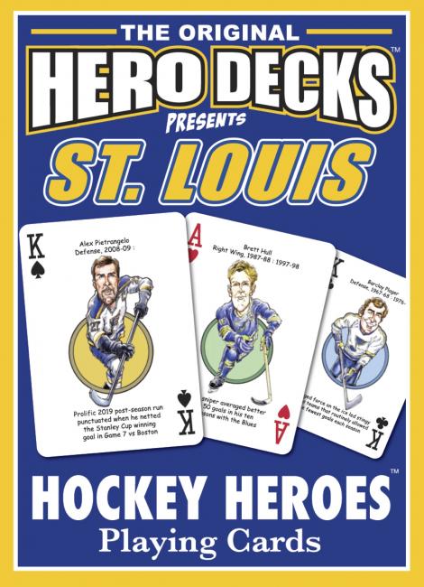 St. Louis Hockey Heroes Playing Cards for Blues Fans