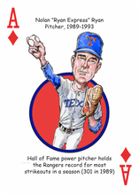 Load image into Gallery viewer, Texas Baseball Heroes Playing Cards for Rangers Fans
