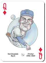 Load image into Gallery viewer, Los Angeles (& Brooklyn) Baseball Heroes Playing Cards for Dogers Fans
