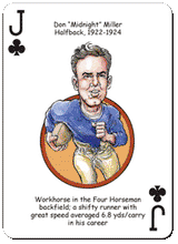 Load image into Gallery viewer, Irish (Notre Dame) Football Heroes Playing Cards for Fighting Irish Fans
