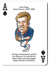 Load image into Gallery viewer, Denver Football Heroes Playing Cards for Broncos Fans
