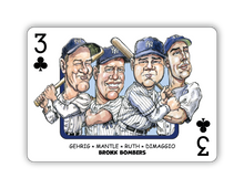 Load image into Gallery viewer, GOAT Deck Single — Bronx Bombers: Gehrig • Mantle • Ruth • DiMaggio

