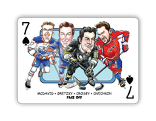 Load image into Gallery viewer, GOAT Deck Single — Face Off: McDavid • Gretzky • Crosby • Ovechkin
