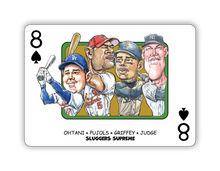 Load image into Gallery viewer, GOAT Deck Single - Sluggers Supreme - Ohtani • Pujols • Griffey • Judge

