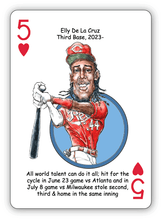 Load image into Gallery viewer, Cincinnati Baseball Heroes Playing Cards for Reds Fans
