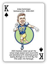 Load image into Gallery viewer, Michigan Football Heroes Playing Cards for Wolverine Fans (7th Edition)
