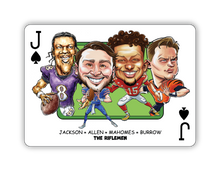 Load image into Gallery viewer, GOAT Deck Single — The Riflemen: Jackson • Allen • Mahomes • Burrow
