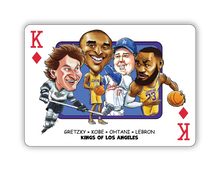 Load image into Gallery viewer, GOAT Deck Single — Kings of Los Angeles: Gretzky • Kobe • Ohtani • LeBron
