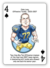 Load image into Gallery viewer, Michigan Football Heroes Playing Cards for Wolverine Fans (7th Edition)
