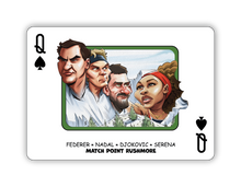 Load image into Gallery viewer, GOAT Deck Single - Match Point Rushmore - Federer • Nadal • Djokovic • Serena
