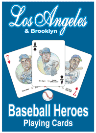 Los Angeles (& Brooklyn) Baseball Heroes Playing Cards for Dogers Fans