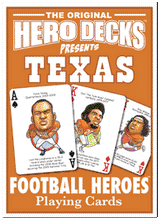 Load image into Gallery viewer, Texas Football Heroes Playing Cards for Longhorns Fans
