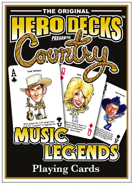 Country Music Legends Playing Cards