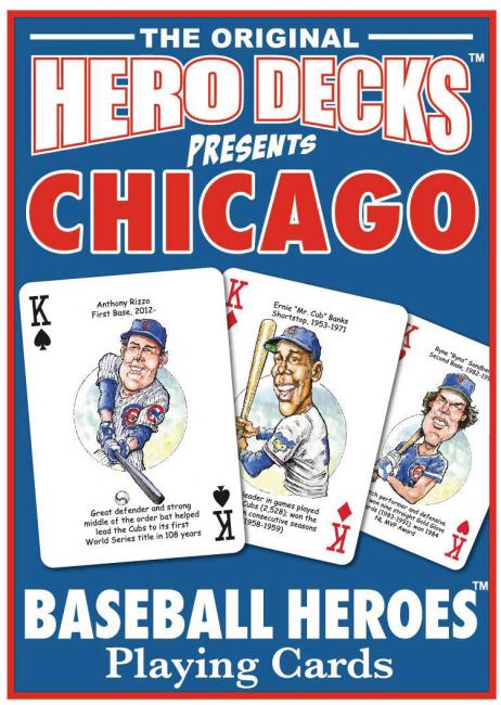 Chicago Baseball Heroes (Northside) Playing Cards for Cubs Fans (8th Edition)