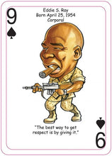 Load image into Gallery viewer, U. S. Marines Battle Heroes Playing Cards
