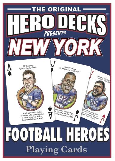 New York Football (NFC) Heroes Playing Cards for Giants Fans