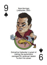 Load image into Gallery viewer, Washington Football Heroes Playing Cards for Football Team Fans
