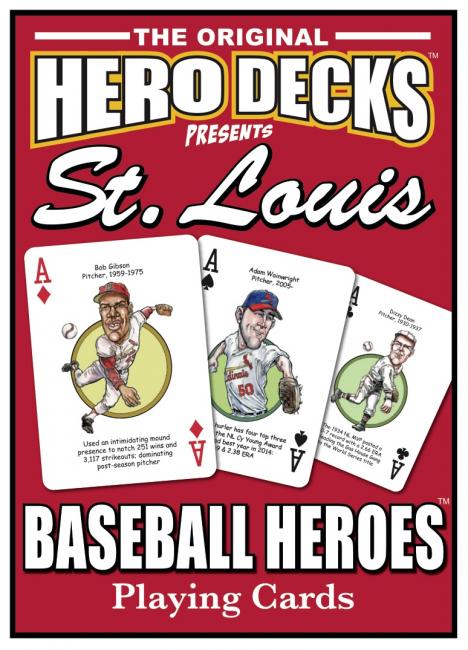 St. Louis Baseball Heroes Playing Cards for Cardinals Fans