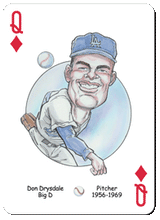 Load image into Gallery viewer, Los Angeles (&amp; Brooklyn) Baseball Heroes Playing Cards for Dogers Fans
